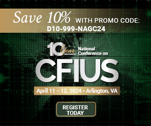 National Conference on CFIUS