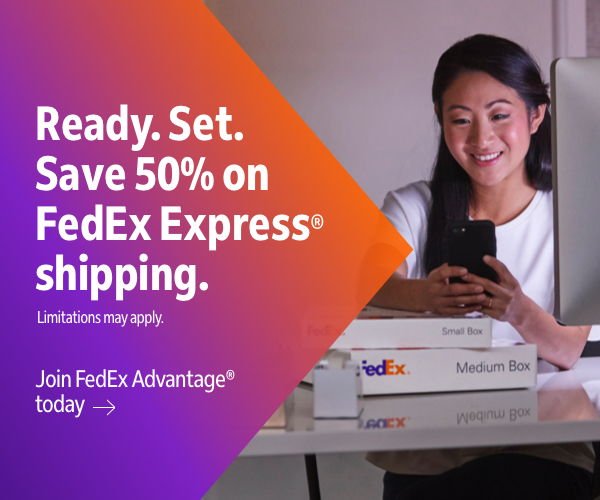 FedEx Save 50%